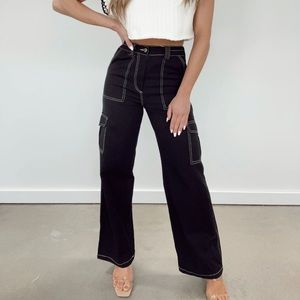 Black cargo pants - brand new, never worn